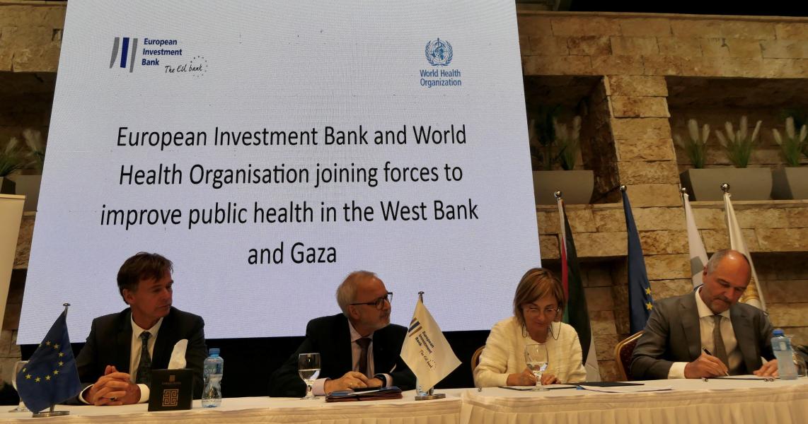 Palestine: EIB and WHO partner to strengthen primary healthcare and oncology services as part of a global joint initiative