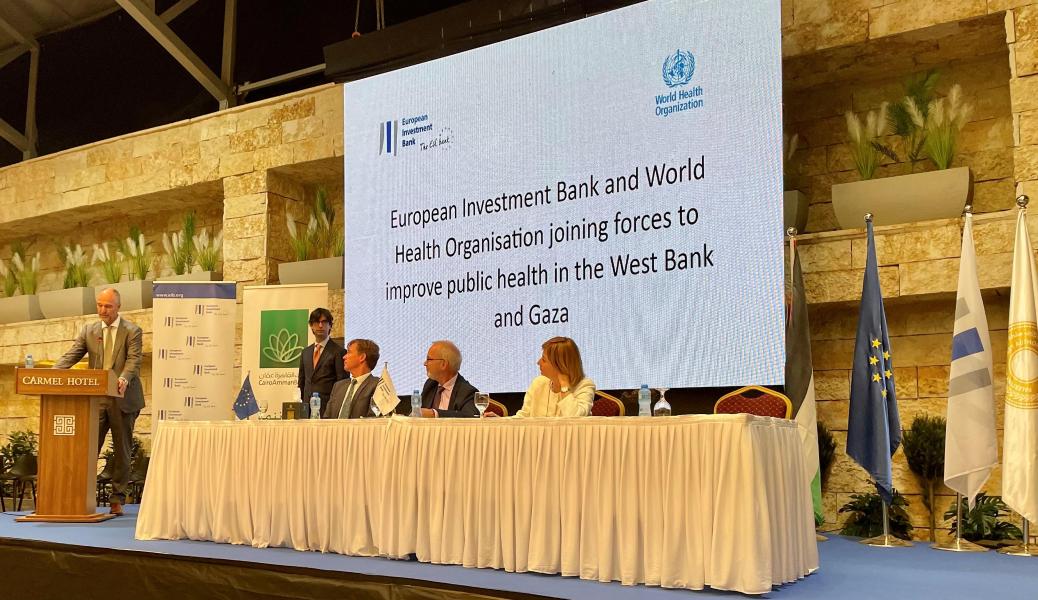 Palestine: EIB and WHO partner to strengthen primary healthcare and oncology services as part of a global joint initiative