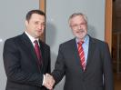 H.E. Mr Vladimir Filat, Prime Minister of the Repulic of Moldova and Mr Werner Hoyer, President of the EIB