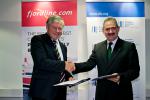 Mr Peter Frolich, Fjord Line Chairman and Mr Mihail Tanasescu, EIB Vice President