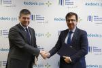 from left to right: Mr Román Escolano, Vice President of the European Investment Bank (EIB), and Mr Fernando Bergasa, CEO of Redexis Gas