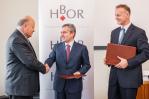 Mr. Slavko Linić, Croatia's Minister of Finance,Mr Dario Scannapieco, Vice President of the EIB and Mr Anton Kovačev, President of the Managing Board of HBOR