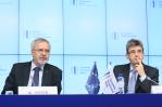 Mr Werner Hoyer, President of the EIB and Mr Phiippe de Fontaine Vice, Vice President of the EIB