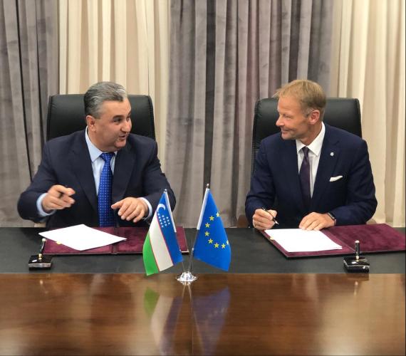 EIB in partnership with Uzbekistan
