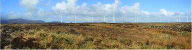 Artists Impression of the Oweninny Wind Farm
