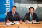 From left to right: Mr Jaime Guardiola, CEO of Banco Sabadell, and Mr Román Escolano, EIB Vice President