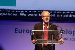 EIB President Werner Hoyer gives a speech at the opening ceremony of the 2022 European Development Days