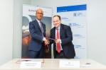 De gauche à droite : M. Ambroise Fayolle vice-président de la Banque européenne d’investissement (BEI) et M. Sébastien Bourget, Managing Partner de Quaero Capital