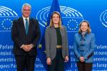 Memorandum of Understanding signature in Strasbourg with President Nadia Calviño and Roberta Metsola
