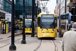 Extension of Manchester's light rapid transit system (Metrolink); 60km of new lines, 62 new stops and 50 new vehicles
