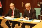 Mr Werner Hoyer, President of the EIB and European Commission Vice President Mr Olli Rehn