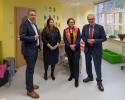 Inauguration d'une nouvelle école pour réfugiés au Kirchberg