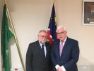 from left to right: Mr Calle Schlettwein, Minister of Finance, and Mr Pim van Ballekom, Vice-President of the EIB