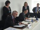 Signing; 
President of the EIB Werner Hoyer and President of the World Bank Jim Yong Kim