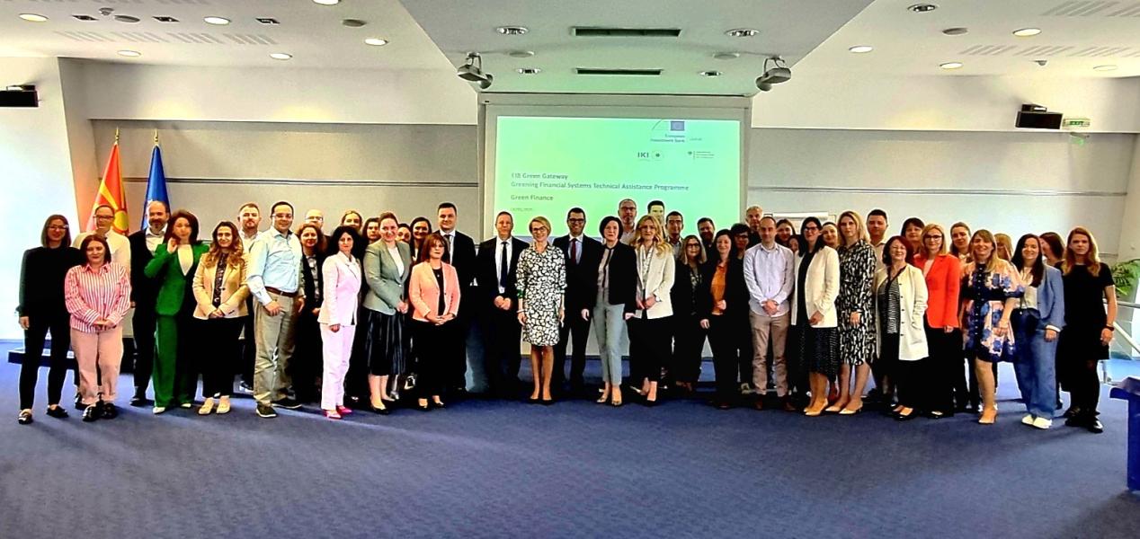 EIB Global helps the National Bank of the Republic of North Macedonia deal with climate risk